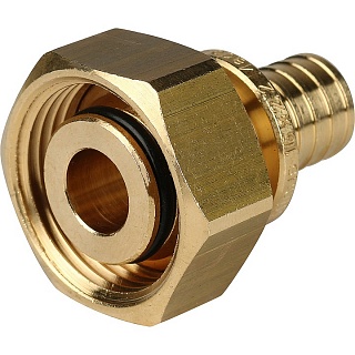 Переходник с накидной гайкой 16х3/4" (евроконус)  (SFA-0034-001634) STOUT