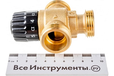 Клапан термостатический смесительный для систем отпления и ГВС G 1"НР 30-65С (SVM-0125-186525) STOUT