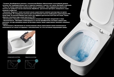 Унитаз подвесной Cerutti SPA "NIVOLET Aria" безободковый сид.дюропл. м/лифт CT7779  АКЦИЯ!!