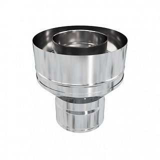 Конический старт-сэндвич — К — 150 / 220 — нерж 1мм (AISI 304) / оц.