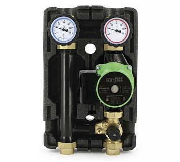 Насосно-смес. группа DN25, с 3-х ход.,с насосом SCP 25/60 180,в теплоизоляции  (492S2500) "Uni-Fitt"