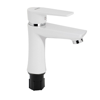 BRIMIX - Смеситель на раковину, шаровый АБС пластик БЕЛЫЙ (код: 597)