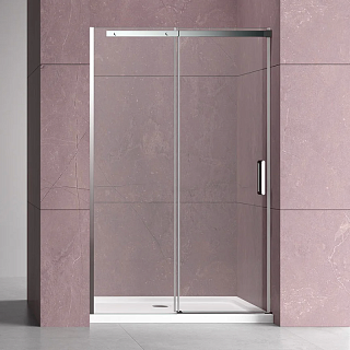 Дверь для душа VINCEA Dice VDS-4D150CL, 1500, хром, стекло прозрачное