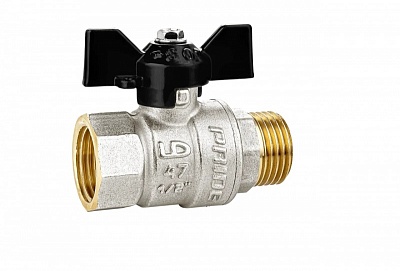 Кран шаровый LD Pride 47.15. ВН Ду 15 Ру40 бабочка (30)