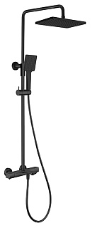 Душ. система KAISER Cube черная  душевая система  с термостатом  (01382-9)