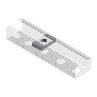 Гайка профиля TN 28 5F  M10 (900/100шт/кор) (09108002)