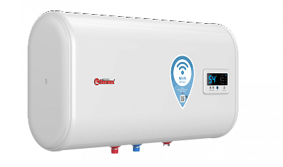 Водонагреватель THERMEX IF 50 H (pro) Wi-Fi белый плоский нерж.(горизонт) (1.3+0.7Квт) ВЫГОДА!!!