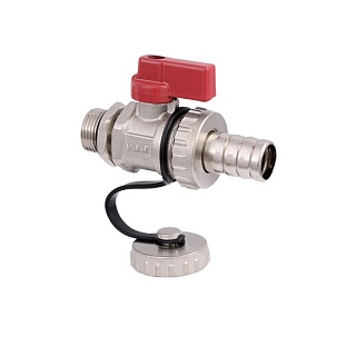 Кран дренажный со съёмным металлическим штуцером 1/2"   VR1119  ViEiR (200/1шт)   