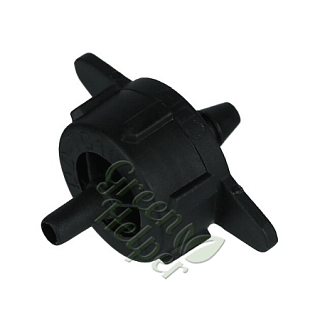 Капельница компенсированная разборная 1/4" черная 4 л/ч 0,8-3,2 bar Green Helper РСТ0104