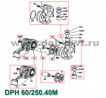 Насос DРН  60/250.40 M (505914002) "DAB"
