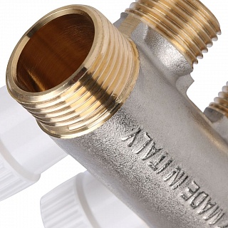 Коллектор распределительный 3/4  2 контура 1/2 (SMB 6851 341202) STOUT