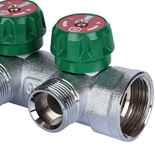 Коллектор распределительный 1", 3 отвода 3/4"ЕК (SMB 6850-013403) STOUT