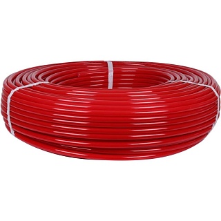 Труба PEX-а 16х2,0 SPX-0002-301620 сш.полиэтилен ,  с кислор. слоем, красная (300м бухта) STOUT