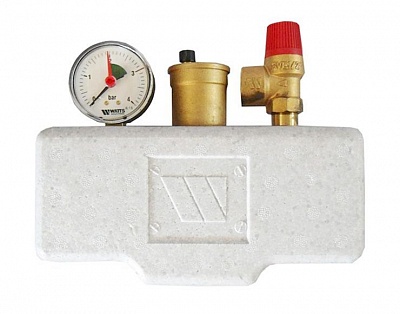 Группа безопасности KSG 30/20M-ISO (3 бар, 100 кВт) (в теплоизоляции) (02.70.136) Watts
