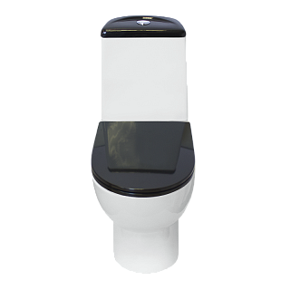 Унитаз-компакт "BEST Comfort Черный" сиденье мультилифт (Самара) АКЦИЯ!