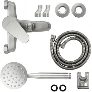 MAGNUS Смеситель д/ванны кор/изл, нерж. ст 304. код: 9242