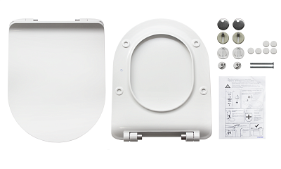 Унитаз-компакт "NEXT SLIM"  в компл. мульти-лифт  б/съем (Самара) 