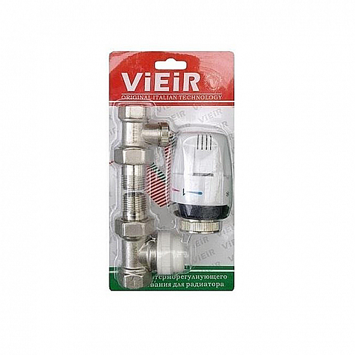 Комплект терморегулирующий Vieir 3/4" прямой VR313