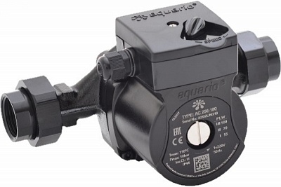 Насос цирк. AC 256-180 DN25, PN10, Qmax= 4м3/ч, Hmax= 6м, Tmax=110°С, 220В, 3-скор. (5356) Aquario