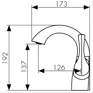 Смес д/раковины Kaiser Comba ф35 (48011-1)