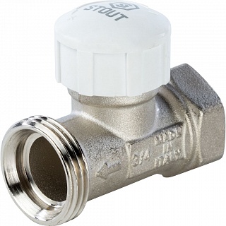 Клапан д/радиатора 3/4" термостатический, прямой (SVT 0003 000020) STOUT