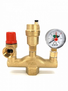 Группа безопасности для котла латунь 3bar (AQ1063) (20)