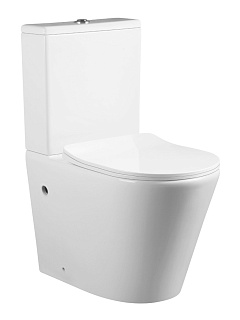 Унитаз-компакт Cerutti SPA "SELLA GW" безободковый сид.дюропл. м/лифт CT9864  АКЦИЯ!!