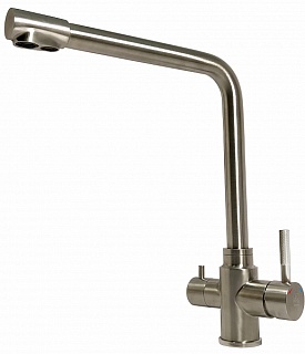 Смеситель д/кухни SOLID d35 под фильтр нерж., гайка 3509 ARGO 43348