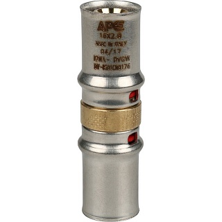 Муфта соединительная равнопроходная 16х16 (SFP-0003-001616) STOUT