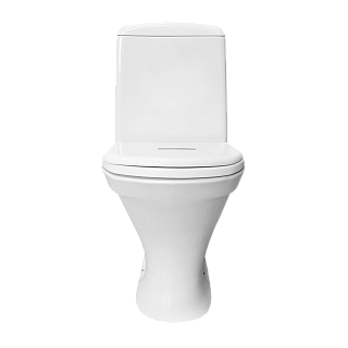 Унитаз-компакт "АТТИКА" (ЛЮКС/комфорт) белый сид.термопласт мет.креп. (Самара)