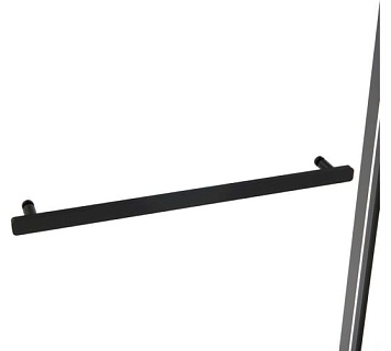 Дверь для душа VINCEA Slim Soft 1,2 м черный/прозрачное 6мм Easy Clean VDS-1SS120CLB