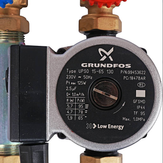 Группа насосная с 3-х ход. прив. смес. 3/4" с насосом Grundfos UPSO 15-65 130 SDG-0007-002002 STOUT