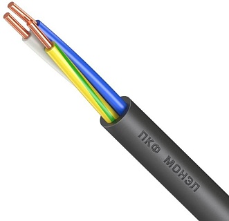 Кабель ВВГнг(А)-LS 3х1.5 ОК (N PE) 0.66кВ (уп.100м) Монэл 020008300 1553646