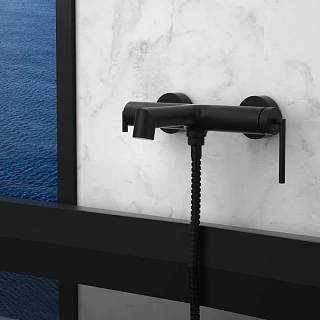 BelBagno Смес. д/ванны "ACQUA" черный ACQUA-VASM-NERO