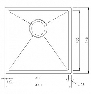 Кухонная мойка Seaman Eco Marino SME-440