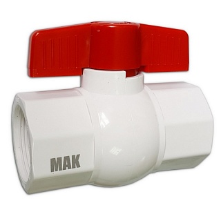 Кран садовый водоразборный 1" м/м (бабочка) МАК (474)