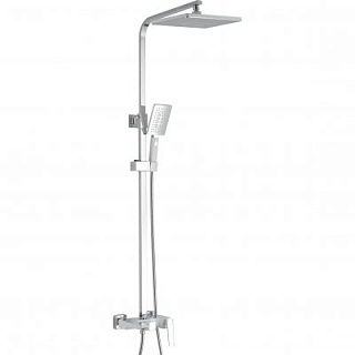 Душ. система ROSE белый/хром R1636F