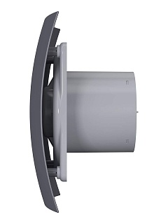 Вентилятор BREEZE 4C DARK GRAY METAL осевой с обр.клапаном (настенный,потолочный)