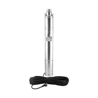 Насос S4 2/20 скваж, каб.+трос 40м, G1?", Qmax=3 м ?/ч, Hmax=130м, 1х220В, 1.1кВт (60197285) ВЫГОДА