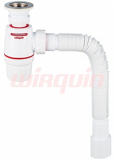 Сифон NEO AIR с выпуском 1¼ х 40 мм и с гофротрубой L800 мм, 40х40/50 мм 30987079 (35)