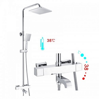 Душ. система ROSE термостат хром R3536 