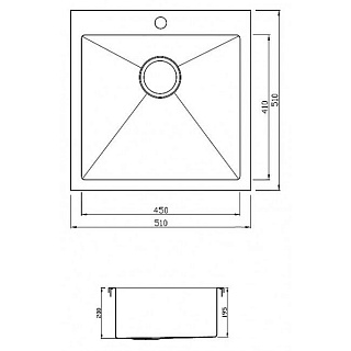 Кухонная мойка Seaman Eco Marino SMB-5151 Gun (PVD)