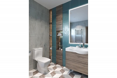 Унитаз-комп Santek "Нео" с гориз. выпуском  м/лифт 1WH302194