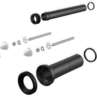 Комплект принадлежностей к унитазу с удлиненными деталями (Чехия) ALCAPLAST М9000