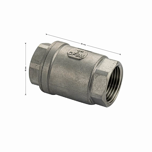 Клапан обратный 3/4" из нержавеющей стали MAK (25134)