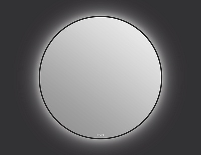 Зеркало 100 "ECLIPSE SMART-100" в черной раме круглое Cersanit 64149
