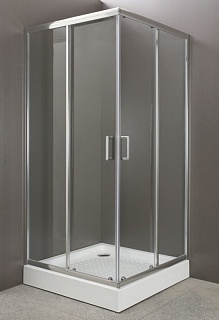Ограждение душевое BELBAGNO UNO-195-A-2-90-P-Cr стекло текстурированное (без поддона)