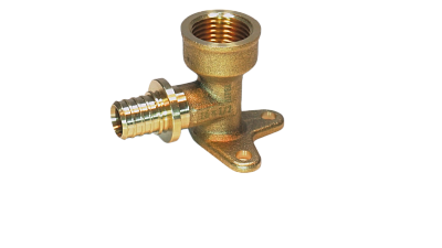 Угольник с креплением латунный 16х1/2'' вн. резьба  (HFWQE00057) Hipex (50)