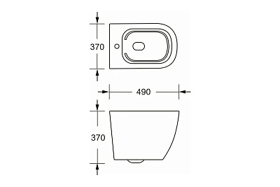 Унитаз подвесной Cerutti  SPA "SELLA Aria Tornado Plus" безободковый сид.дюропл. м/лифт CT9956 АКЦИЯ!!