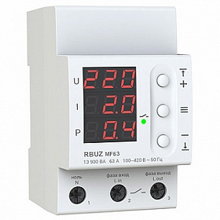 Многофункциональное реле RBUZ MF63, на DIN-рейку, 220В, 63А, DS Electronics